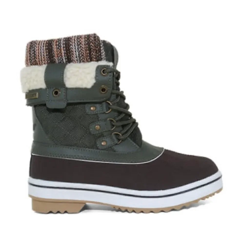 Womens Khombu Ruby Pack Boot Olive/ Brown